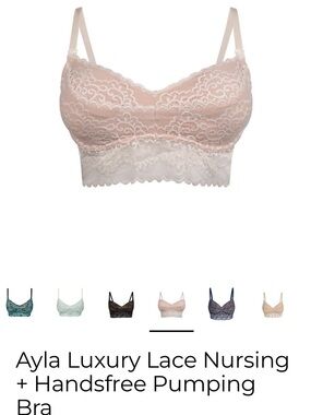 Nursing & Handsfree Pumping Bra - Blush/Cream